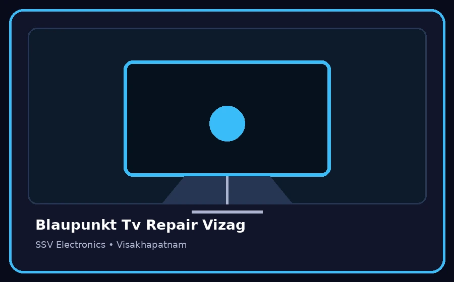 Blaupunkt Tv Repair Vizag TV repair visual