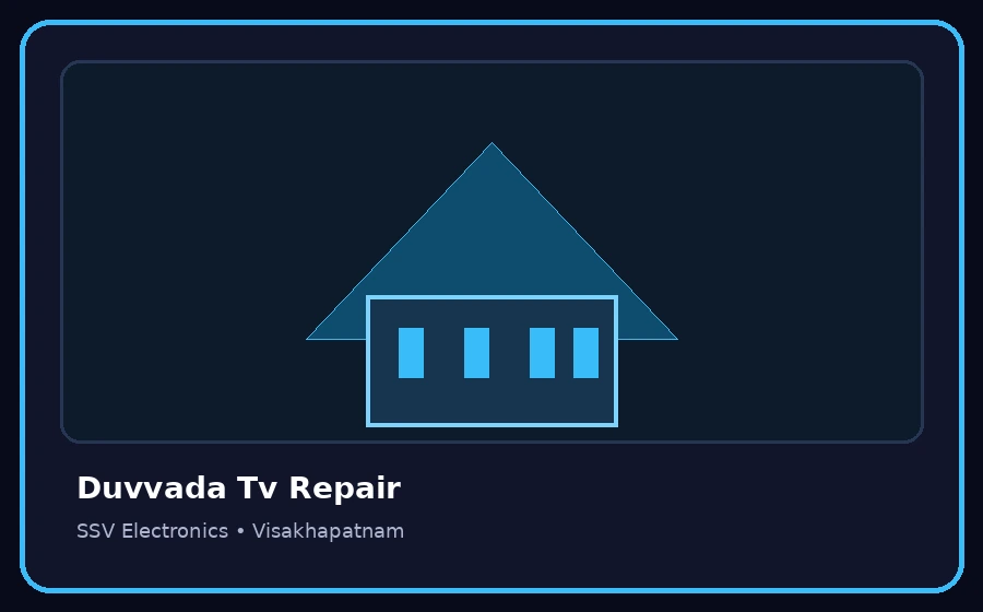 Duvvada Tv Repair TV repair visual