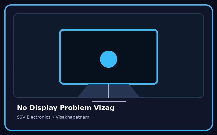 No Display Problem Vizag TV repair visual