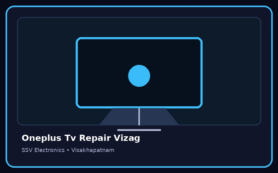 Oneplus Tv Repair Vizag TV repair visual
