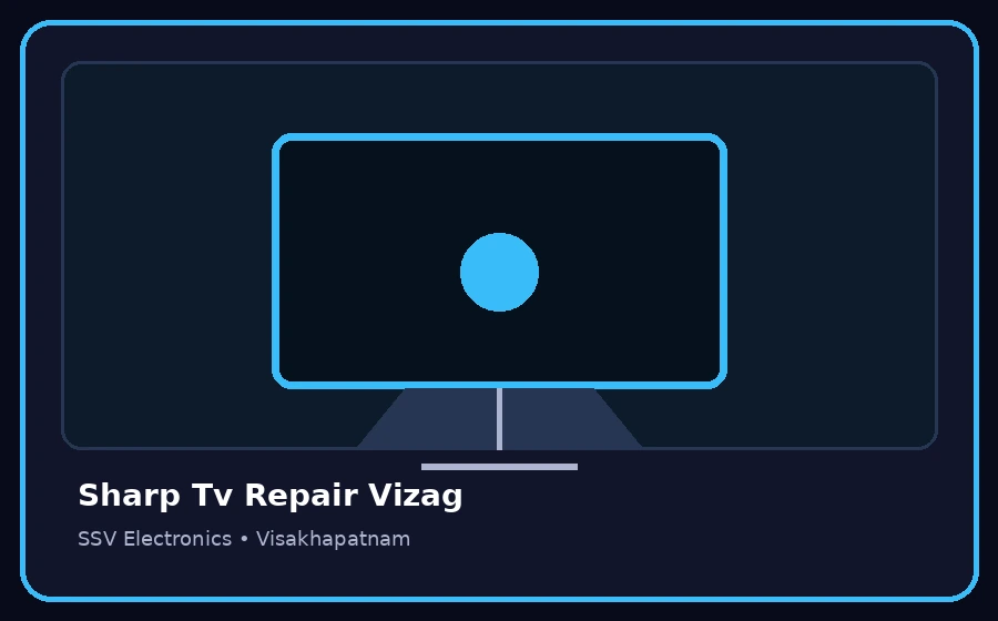 Sharp Tv Repair Vizag TV repair visual