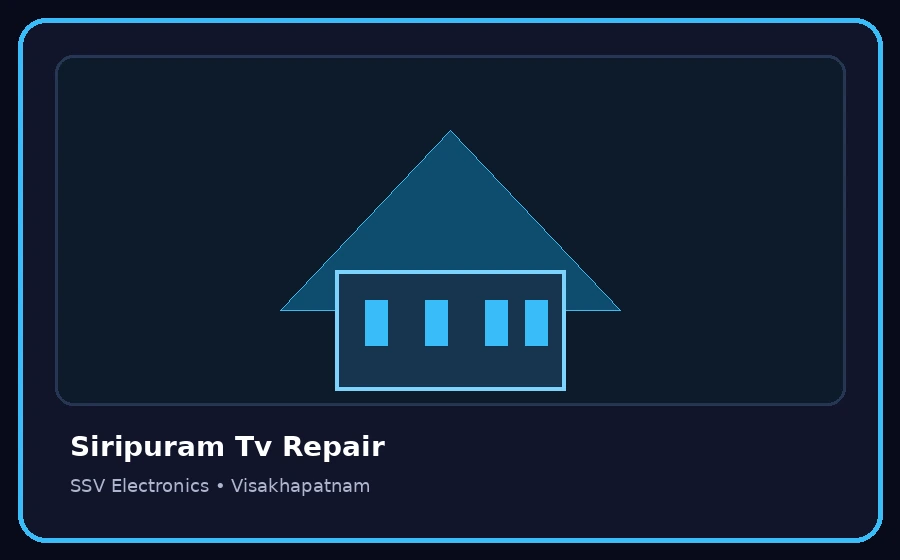 Siripuram Tv Repair TV repair visual