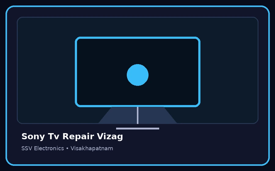 Sony Tv Repair Vizag TV repair visual
